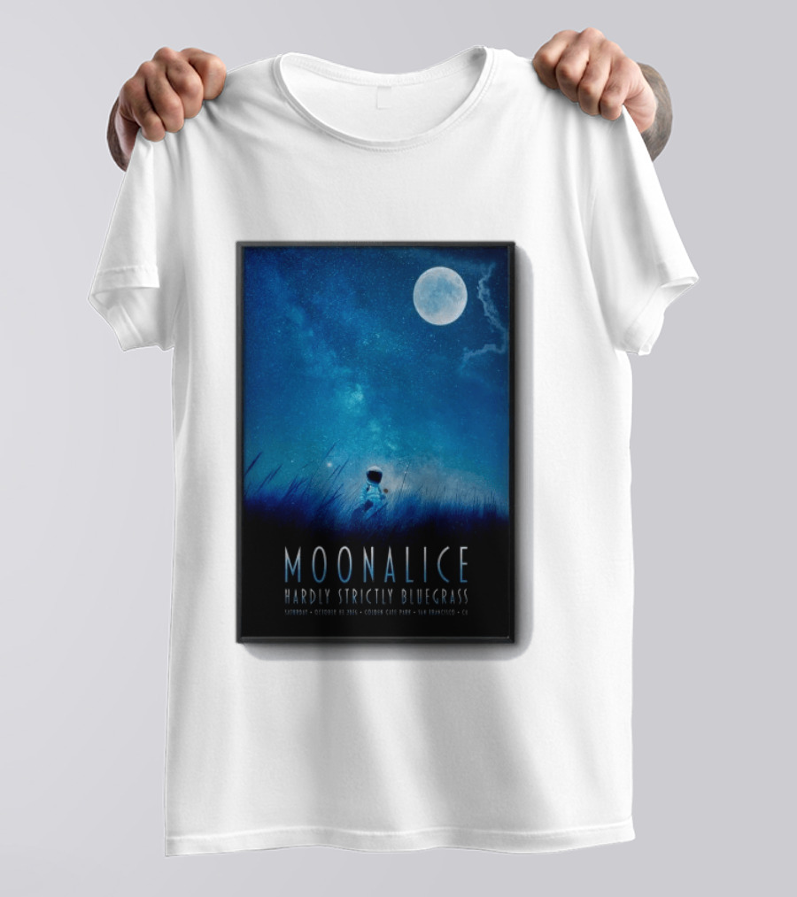 Original Moonalice Hardly Strictly Bluegrass October 3 2026 Golden Gate Park San Francisco CA T-Shirt