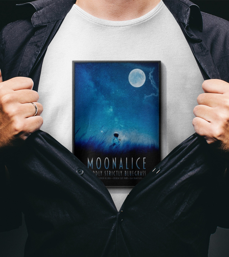 Original Moonalice Hardly Strictly Bluegrass October 3 2026 Golden Gate Park San Francisco CA T-Shirt