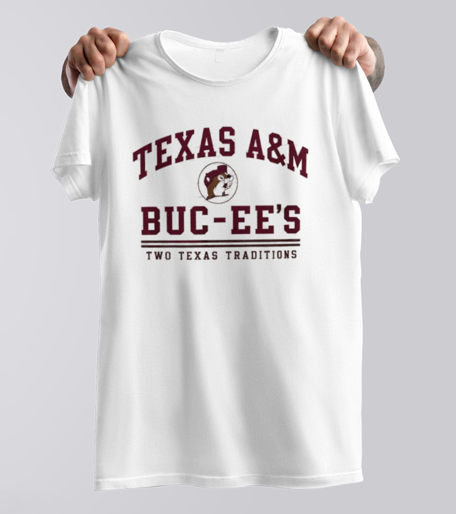 Texas A&M Buc Ee's Two Texas Traditions 2026 T-Shirt