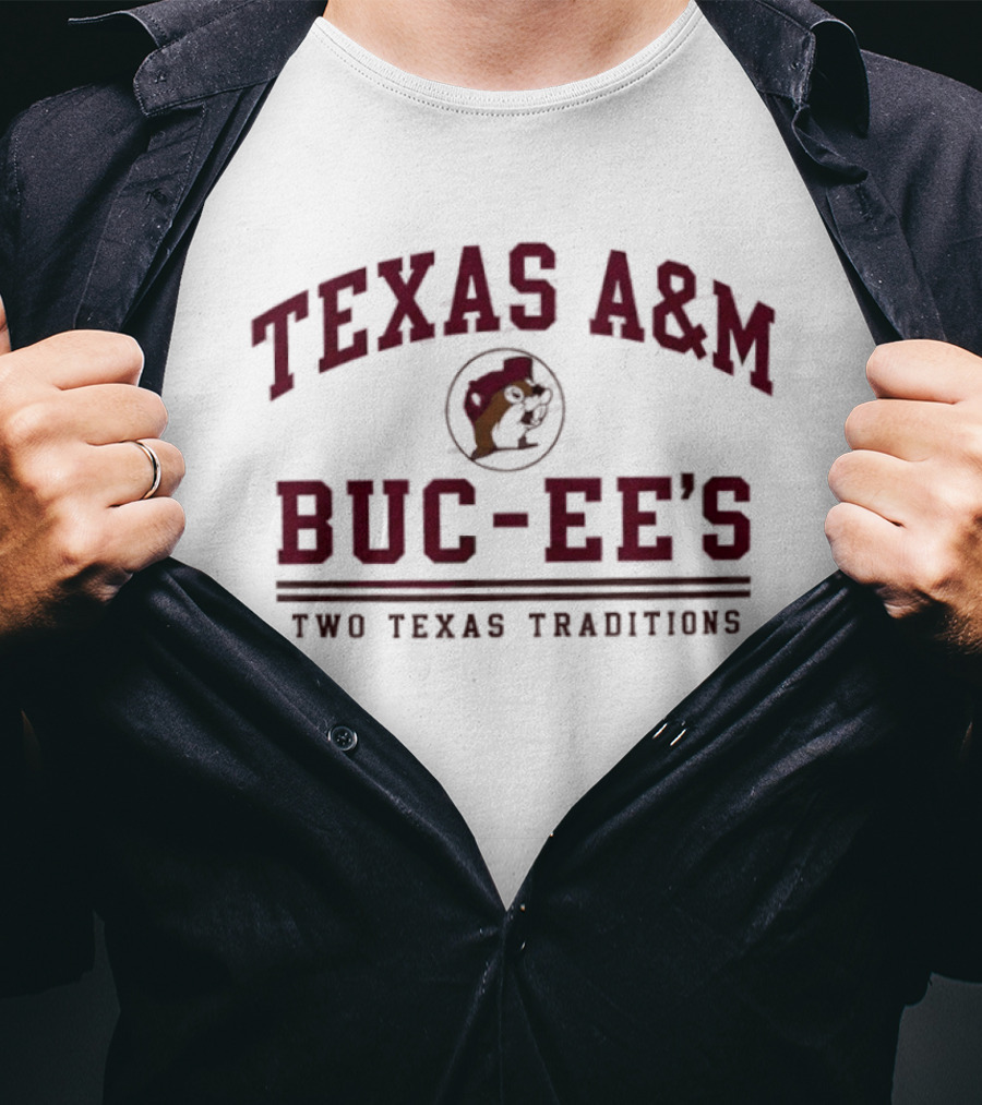 Texas A&M Buc Ee's Two Texas Traditions 2026 T-Shirt