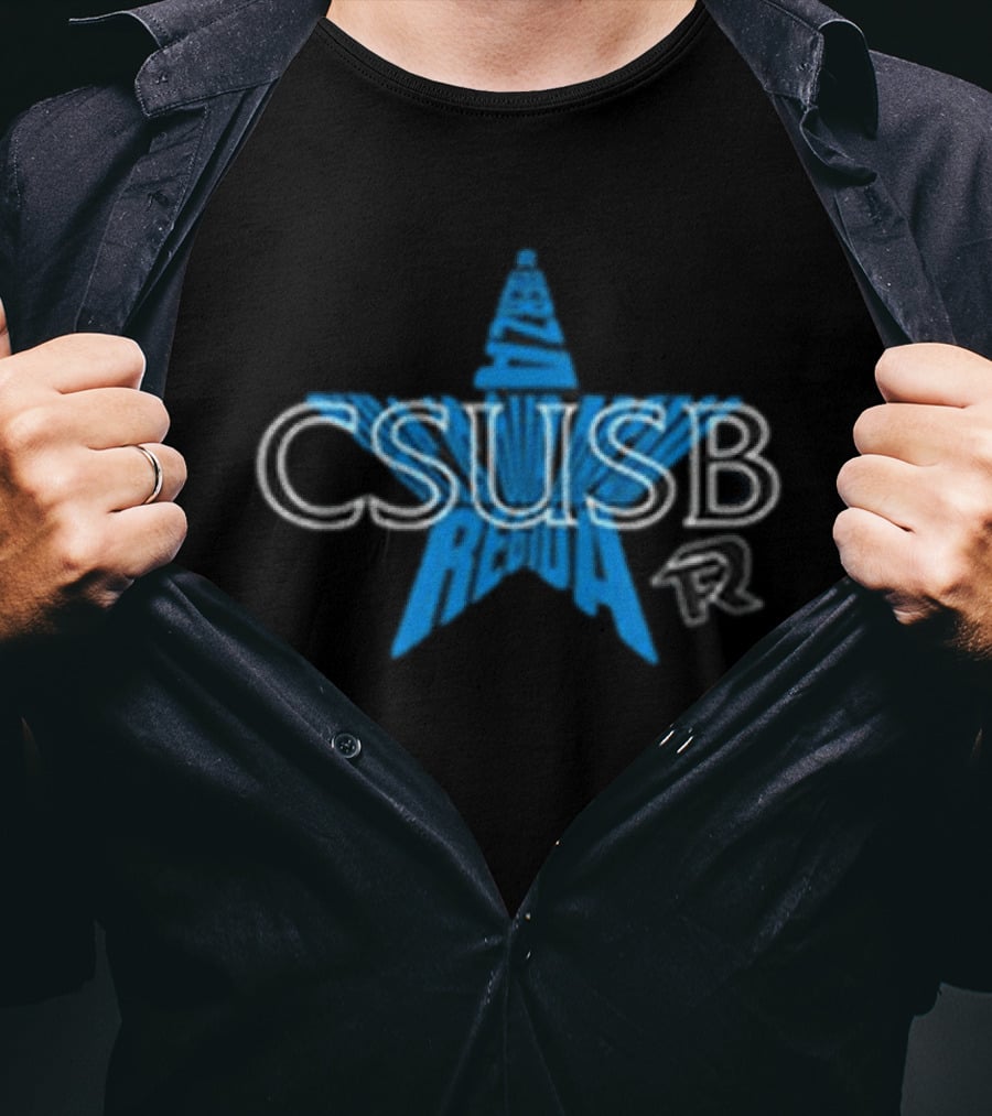CSUSB X Fuerza Regida Star Burst Collaboration T-Shirt