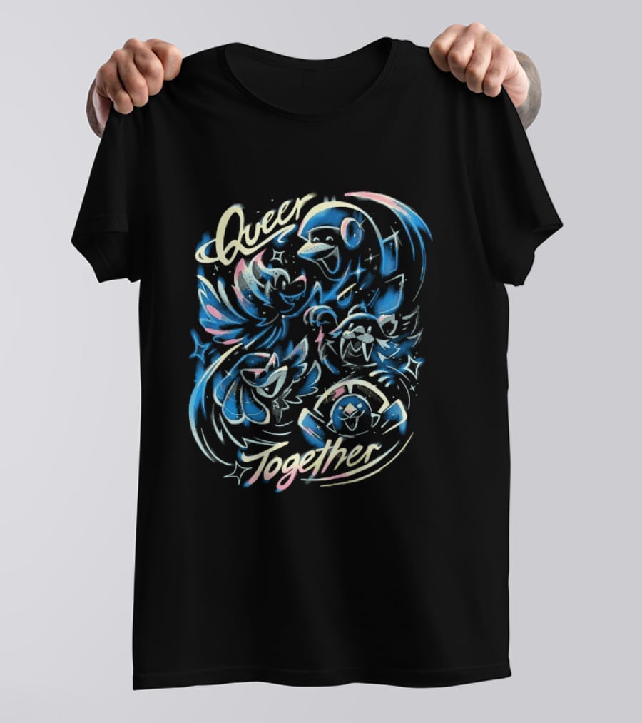 Games Done Quick Queer Together Celestial Fantasy T-Shirt