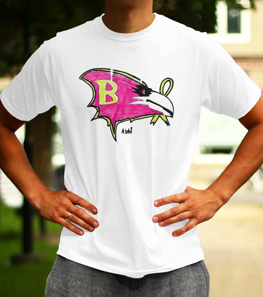 Baltimore Ravens Pink Ribbon Abby B T-Shirt