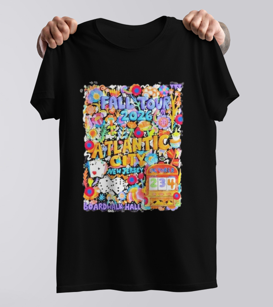 Fall Tour 2026 Atlantic City New Jersey Boardwalk Hall October 2 3 4 Phish Boardwalk Ball T-Shirt