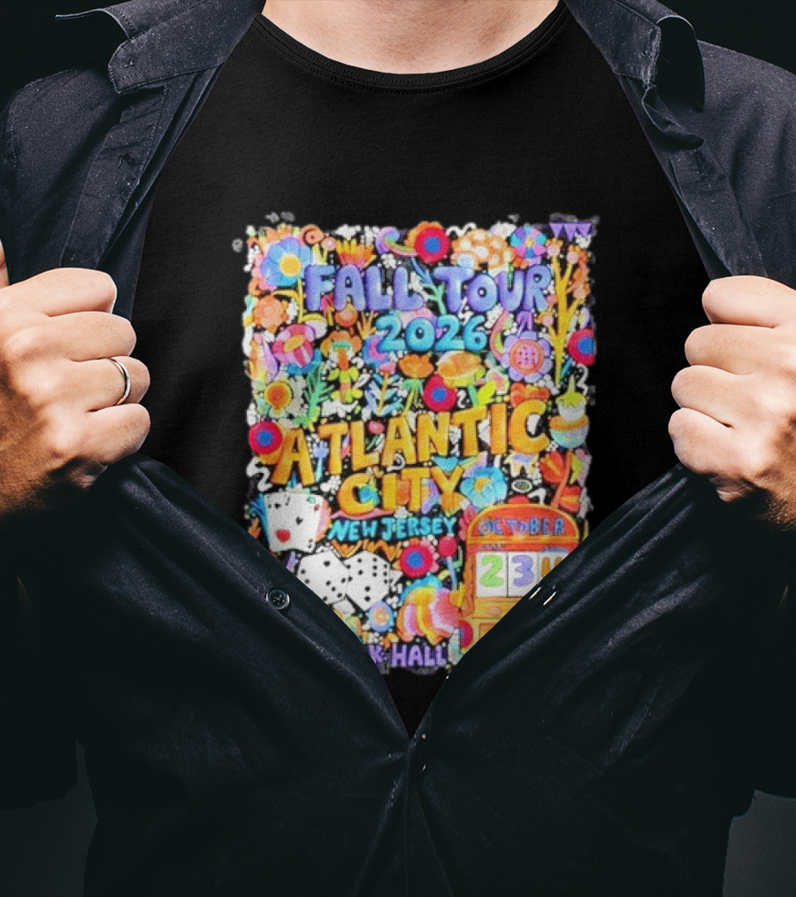 Fall Tour 2026 Atlantic City New Jersey Boardwalk Hall October 2 3 4 Phish Boardwalk Ball T-Shirt