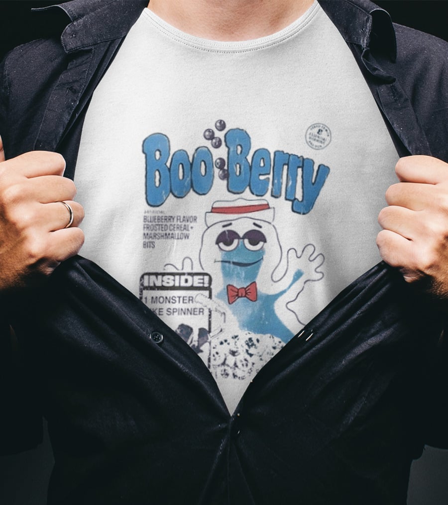 Boo Berry Inside 1 Monster Prize Surprise Ghost Cereal T-Shirt