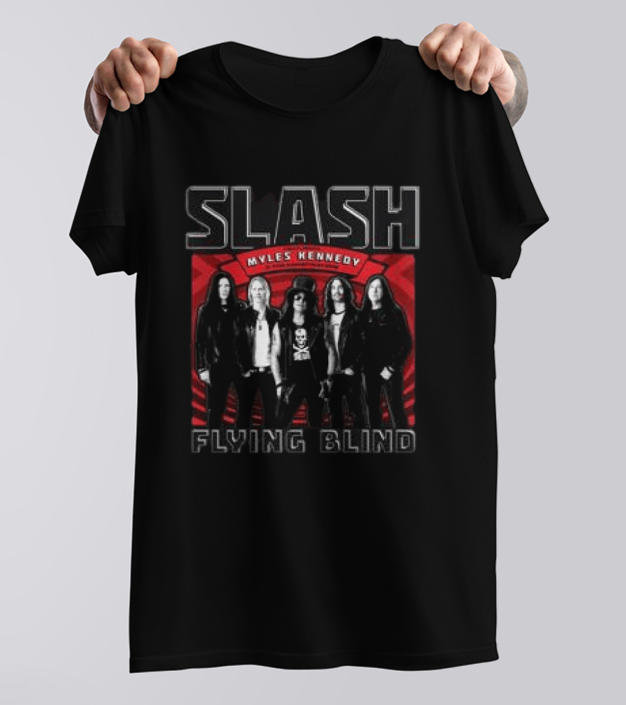 Slash Myles Kennedy Flying Blind Band T-Shirt
