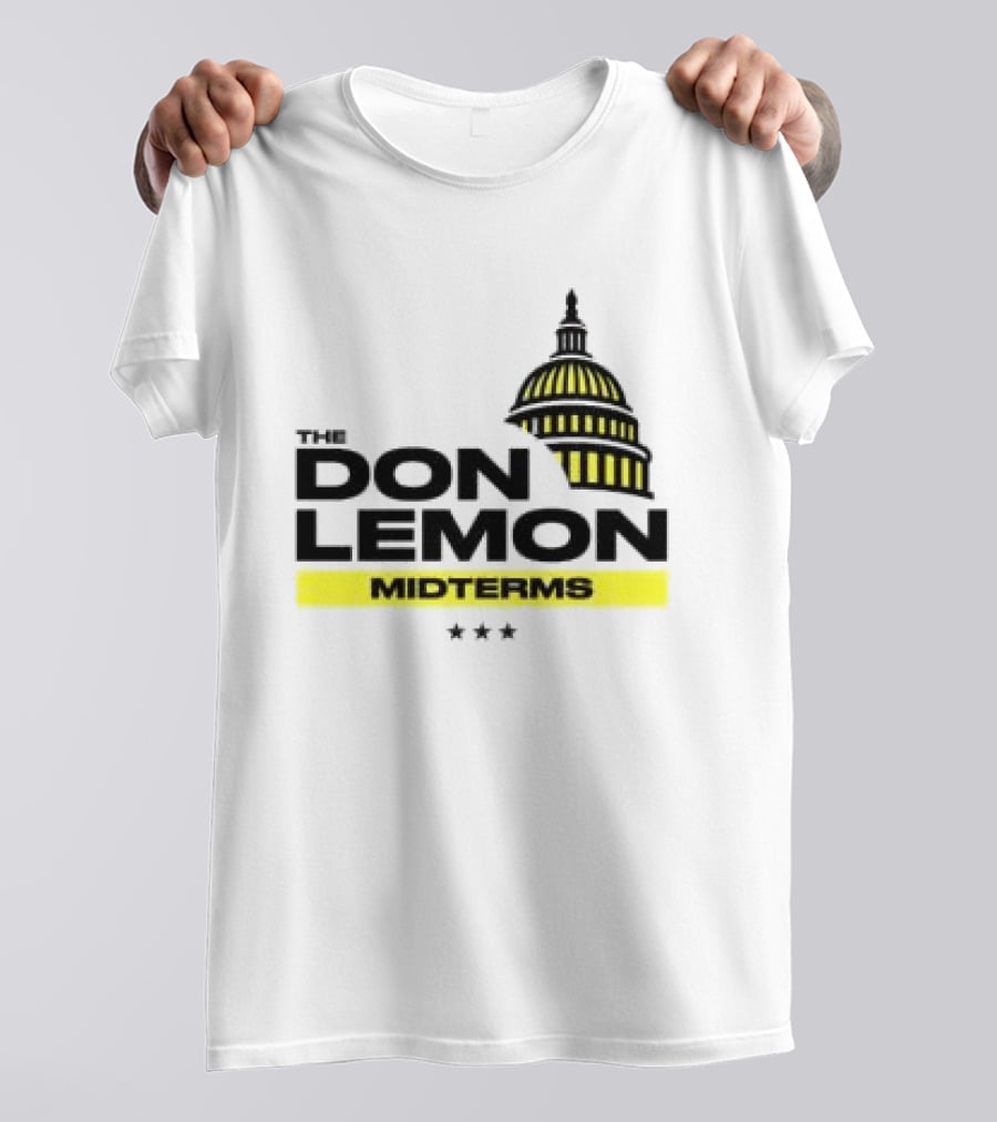Don Lemon Midterms Capitol Illustration With Stars T-Shirt