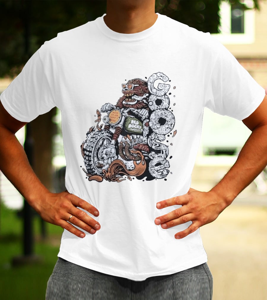 Goose Red Rocks 2026 Motorcycle Bear August September Event T-Shirt