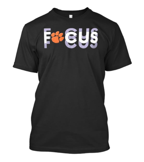 Tait Reynolds Clemson Focus Paw Print T-Shirt
