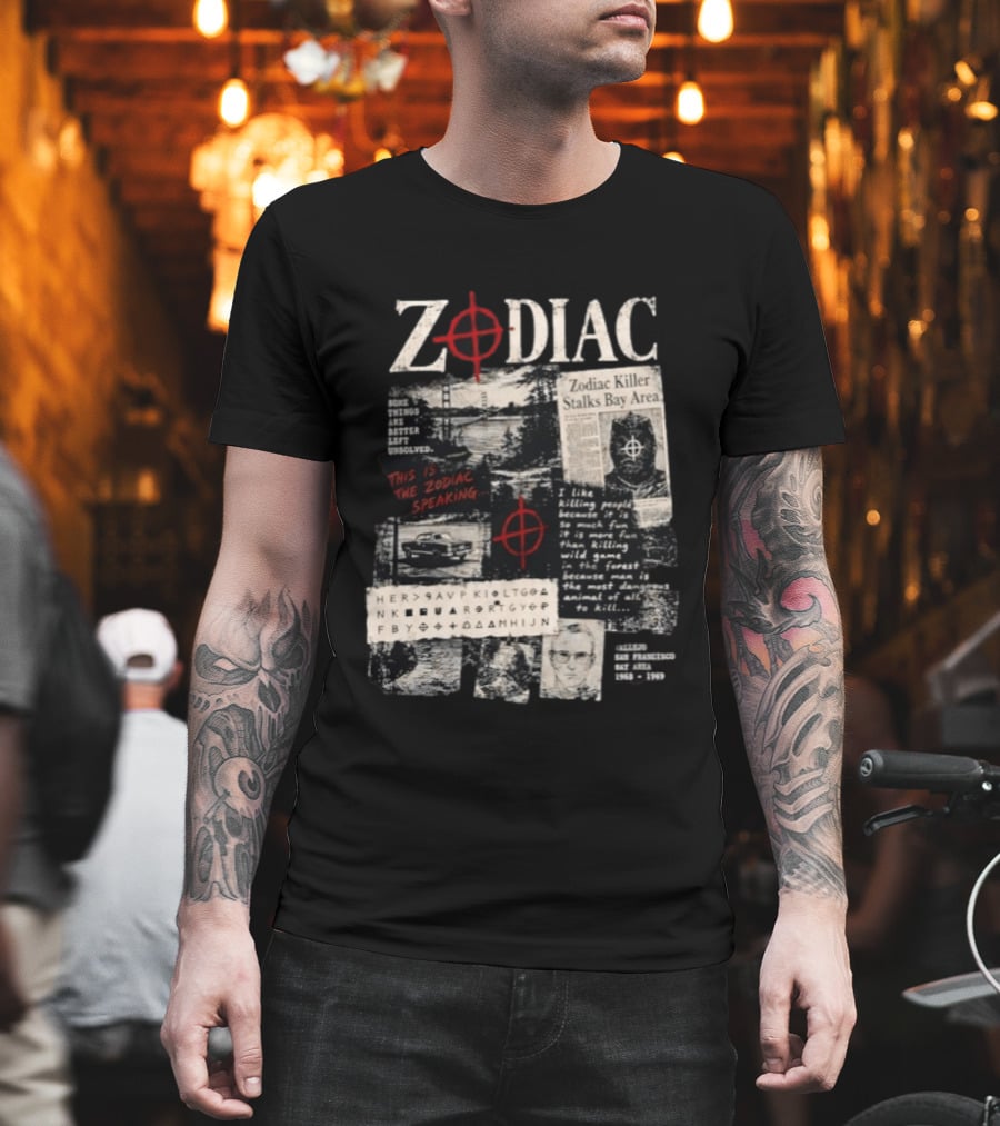 Zodiac Killer This Is The Zodiac Speaking Cipher San Francisco Bay Area T-Shirt