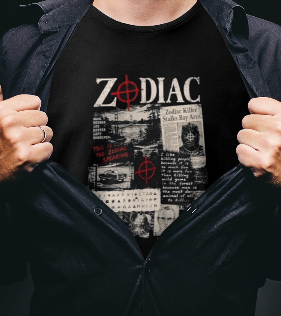 Zodiac Killer This Is The Zodiac Speaking Cipher San Francisco Bay Area T-Shirt