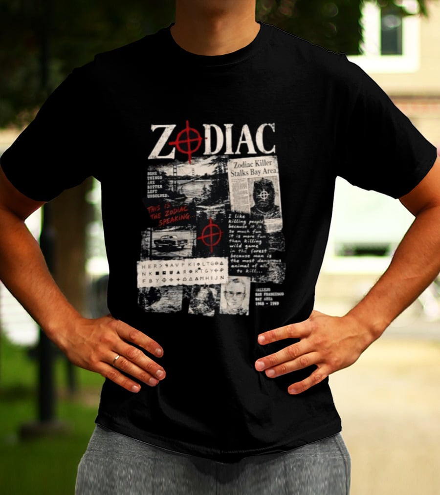 Zodiac Killer This Is The Zodiac Speaking Cipher San Francisco Bay Area T-Shirt