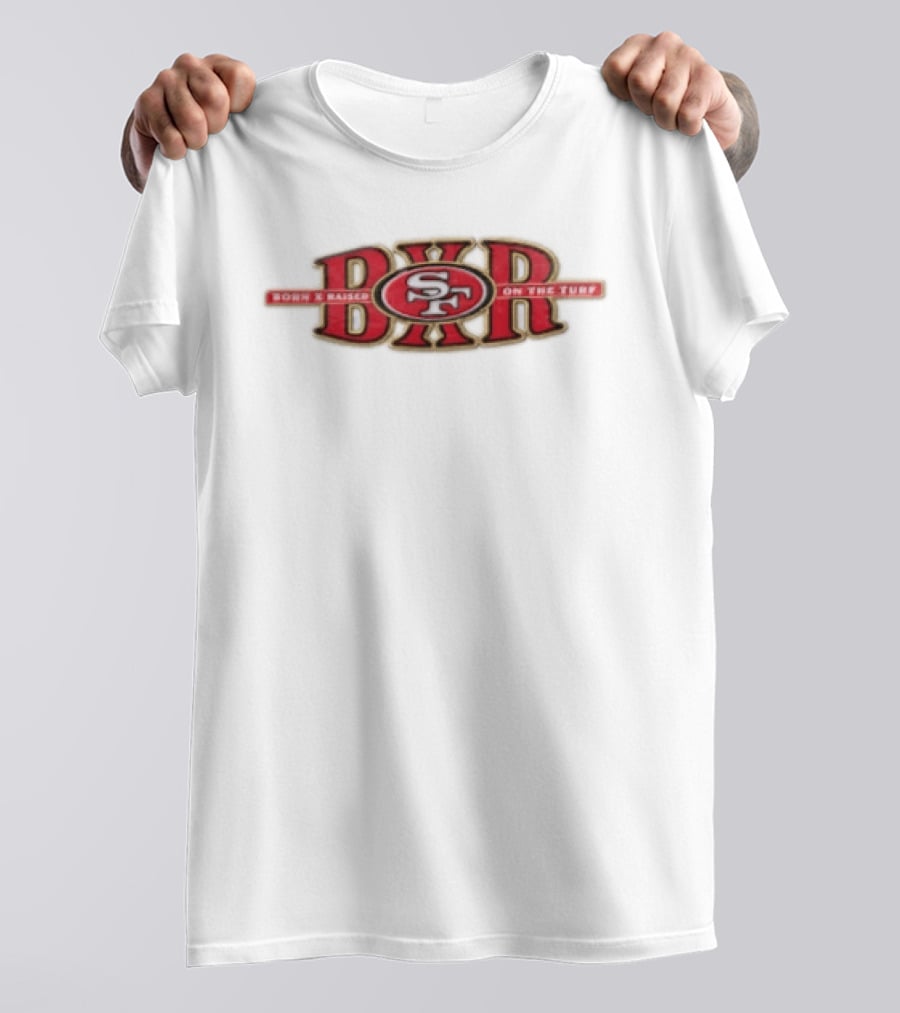 San Francisco 49ers Born X Raised On The Turf BXR SF T-Shirt
