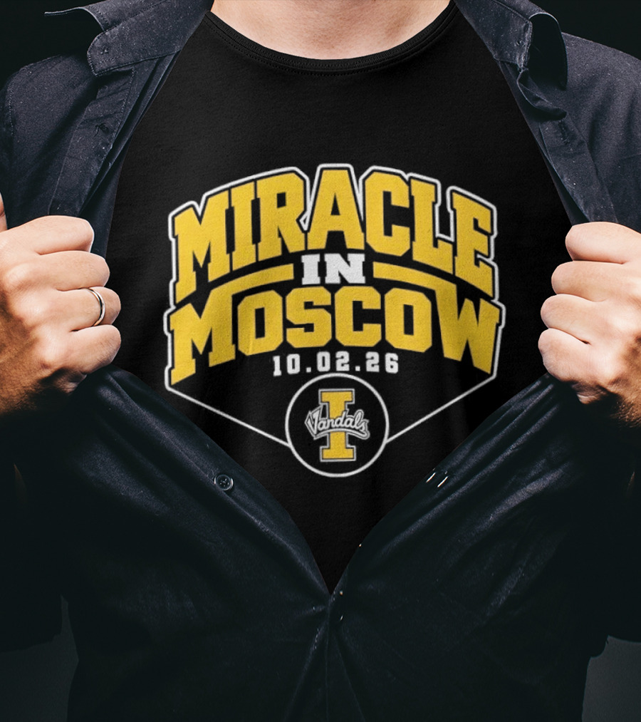 Miracle In Moscow 10.02.26 Idaho Vandals Football T-Shirt