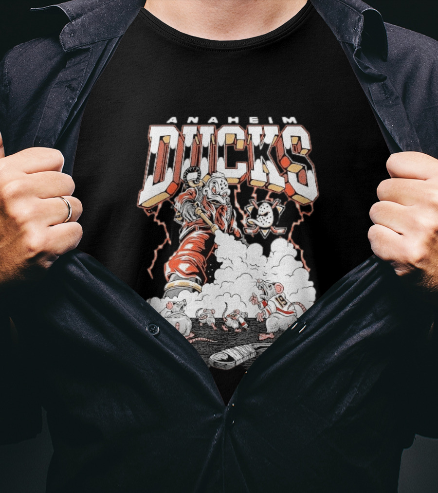 Anaheim Ducks Erase The Rat Florida Panthers Hockey Battle T-Shirt