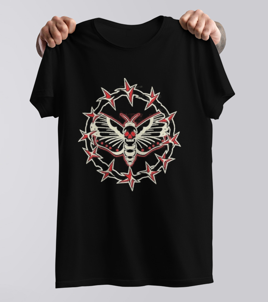 Bad Monday Moth Thorn Circle T-Shirt