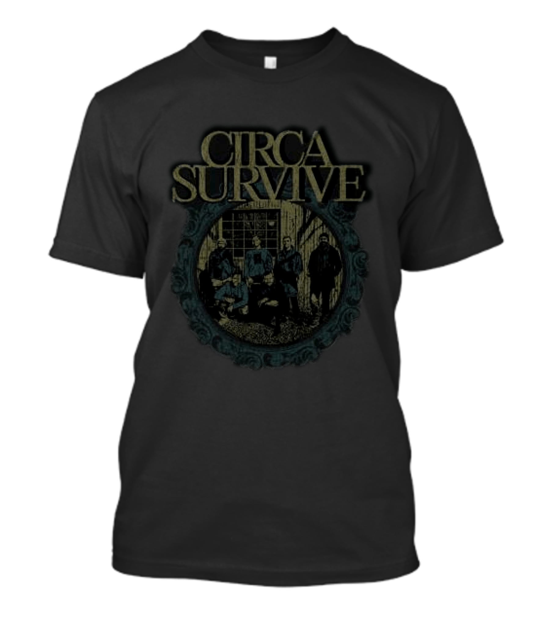 Circa Survive Group Portrait Neverender Event T-Shirt
