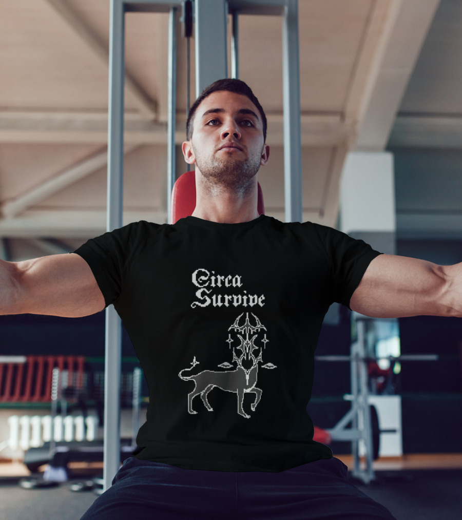 Circa Survive Pixel Creature Mystic Dog T-Shirt