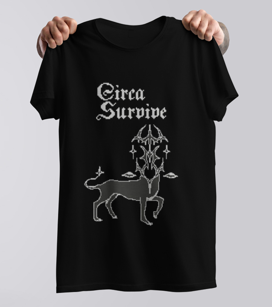 Circa Survive Pixel Creature Mystic Dog T-Shirt