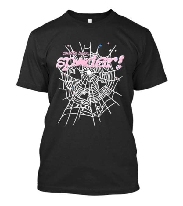 Coulda Been Spider Web Heart Cotton Candy Aesthetic T-Shirt