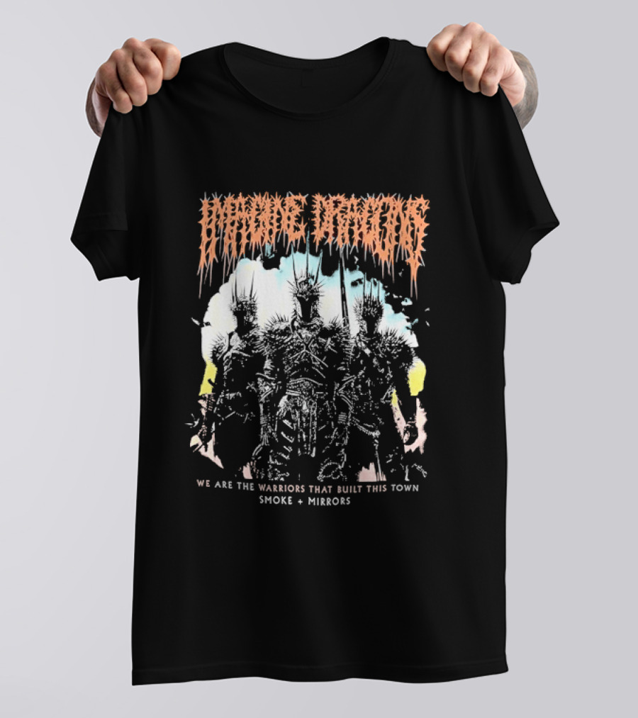 Imagine Dragons Smoke + Mirrors We Are The Warriors That Built This Town T-Shirt
