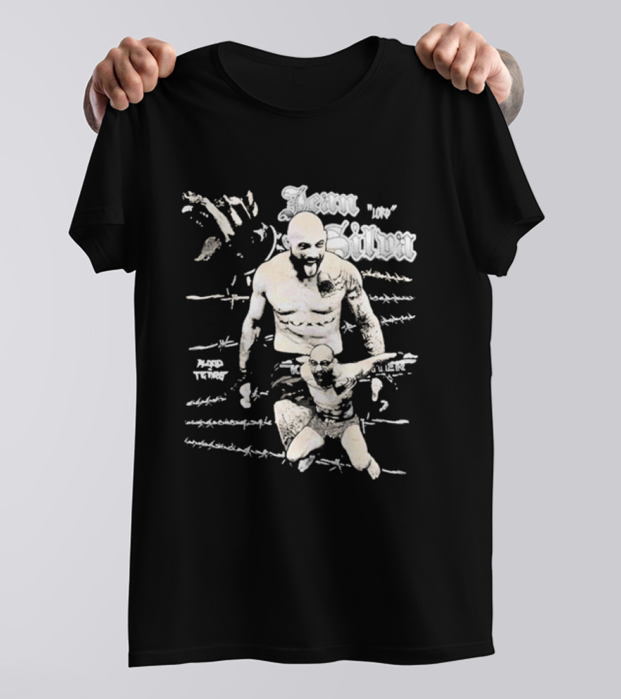 Jean Silva MMA Fighter Action Pose Featuring Dynamic Combat T-Shirt