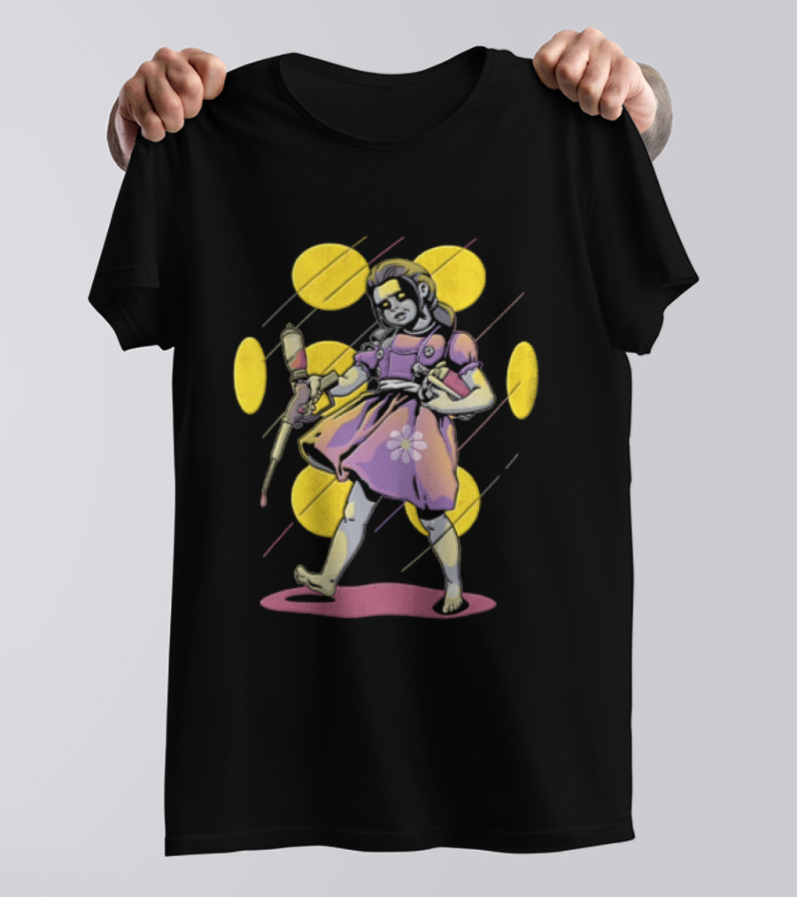 Rapture Adam Little Sister Bioshock Art Deco T-Shirt