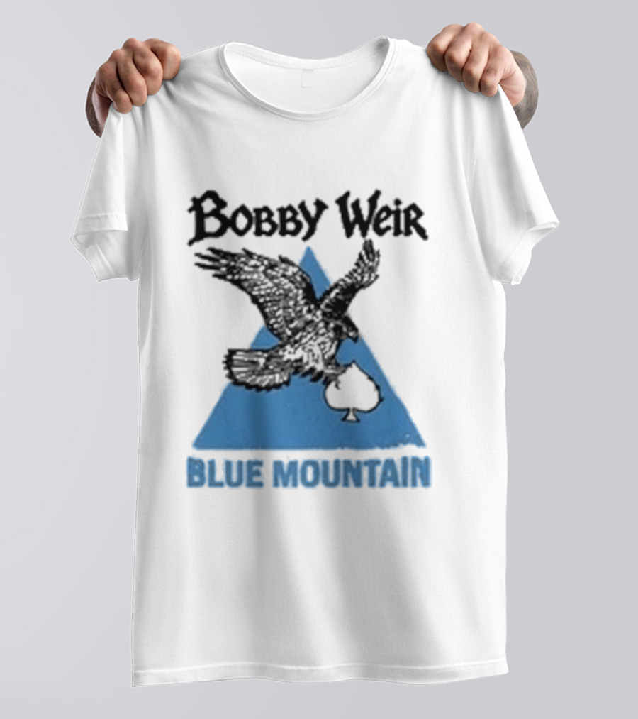Bobby Weir Blue Mountain Eagle Spade Triangle T-Shirt