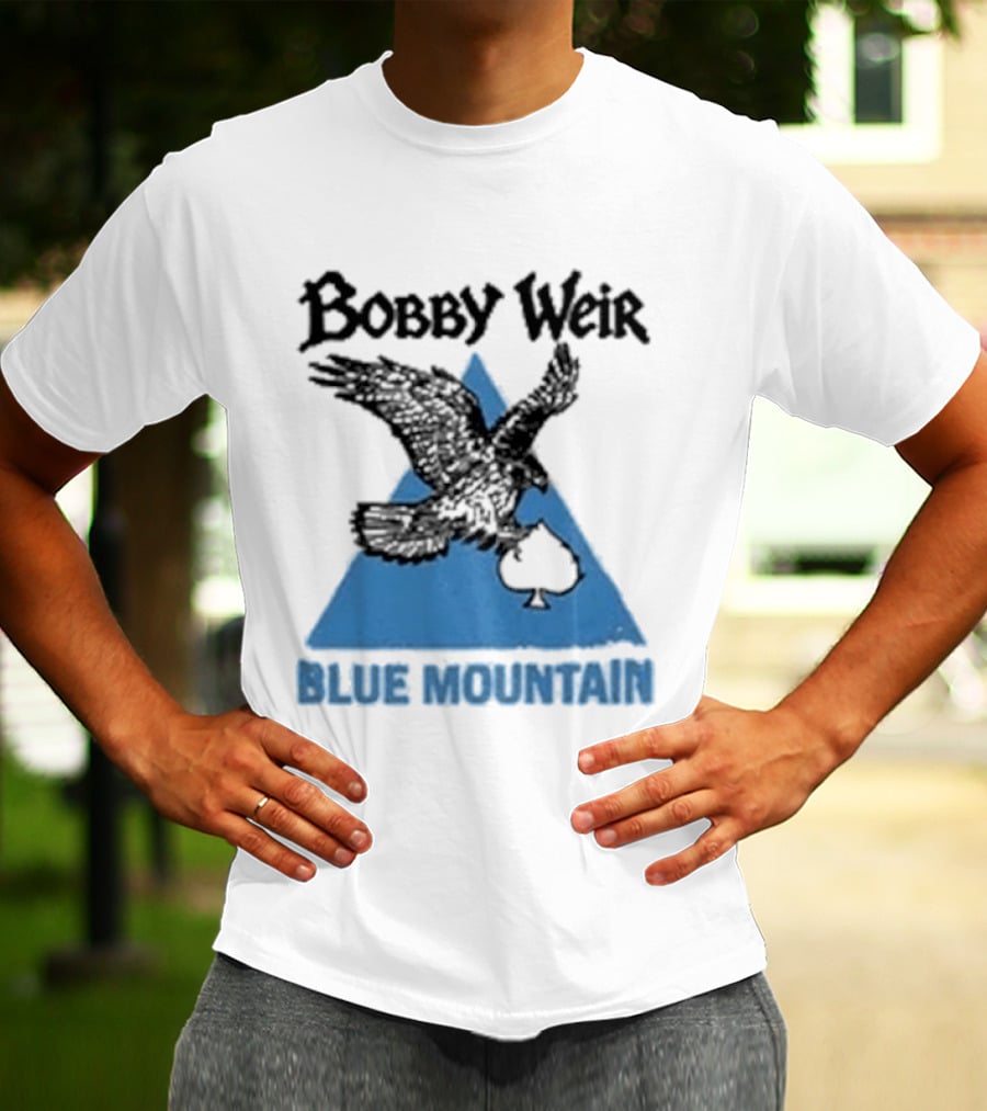 Bobby Weir Blue Mountain Eagle Spade Triangle T-Shirt