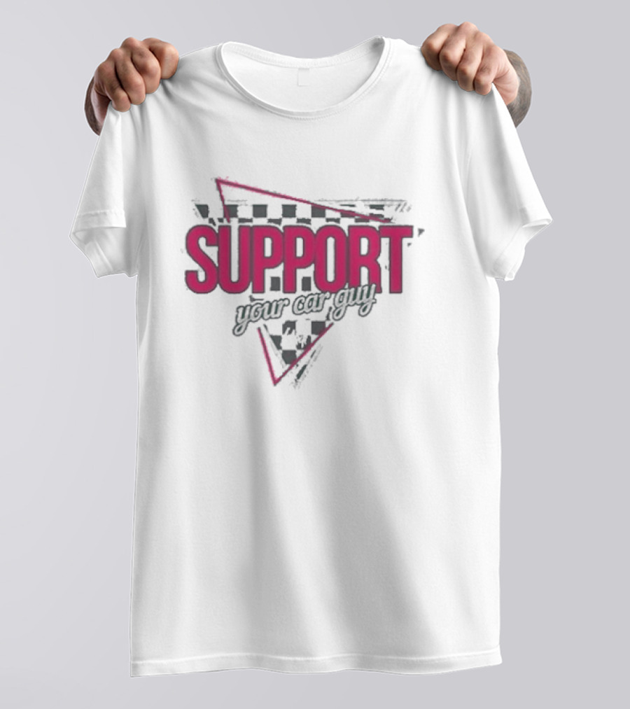 Cleetus Mcfarland Support Your Car Guy Racing T-Shirt