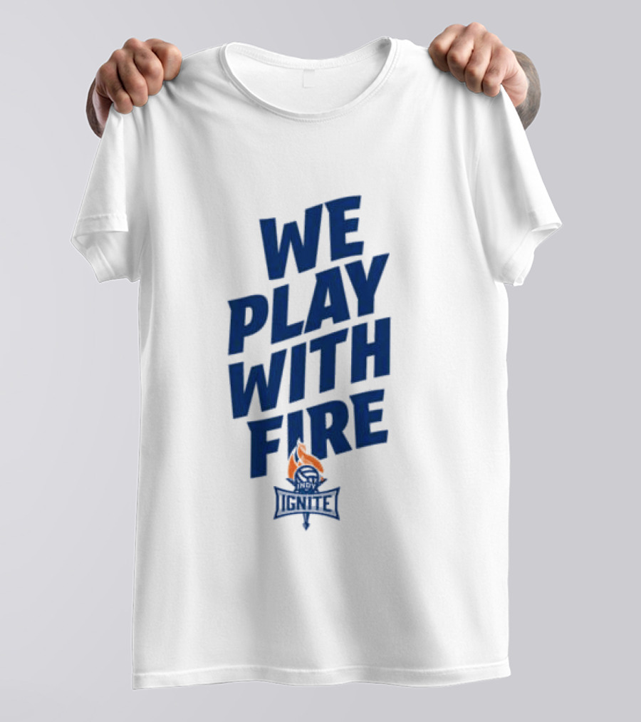 Indy Ignitevb We Play With Fire Cropped T-Shirt