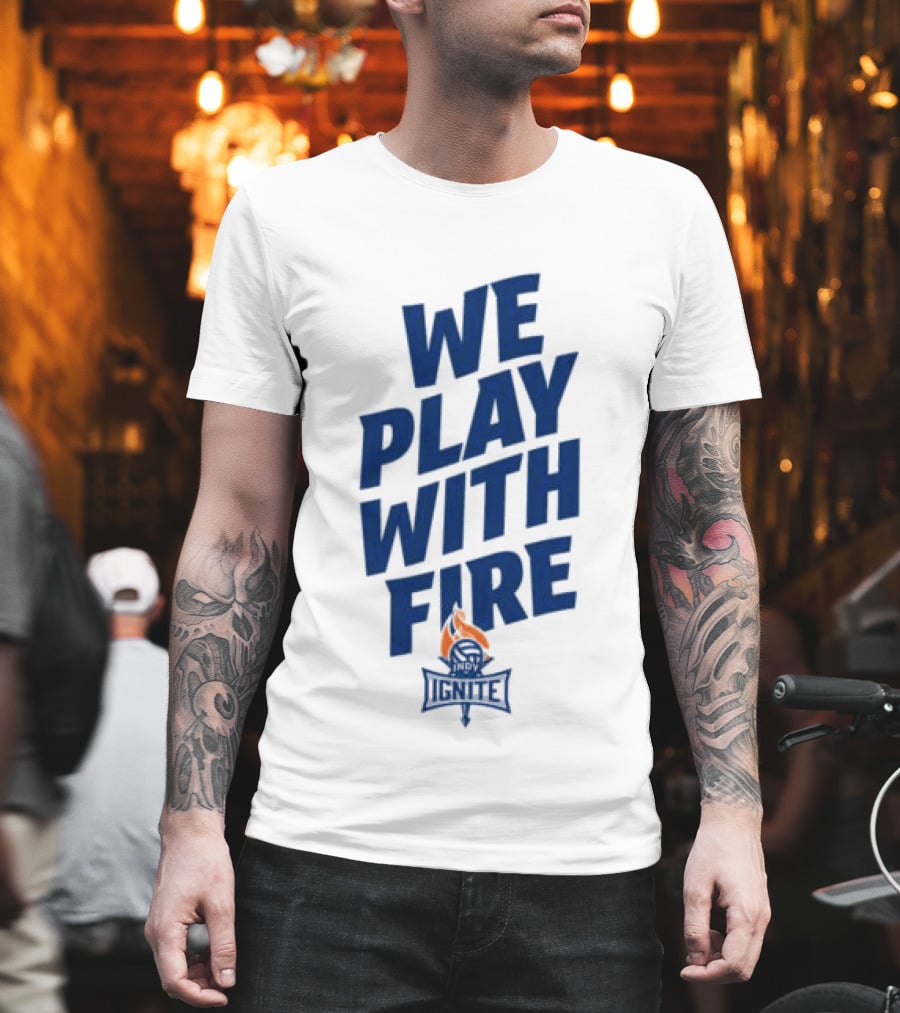 Indy Ignitevb We Play With Fire Cropped T-Shirt