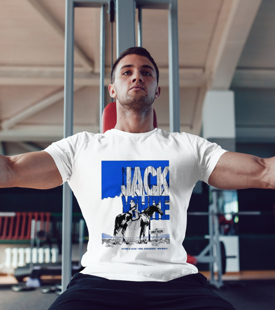 Jack White Live At Revel Entertainment Center Albuquerque October 4 2026 Lindy Vision T-Shirt