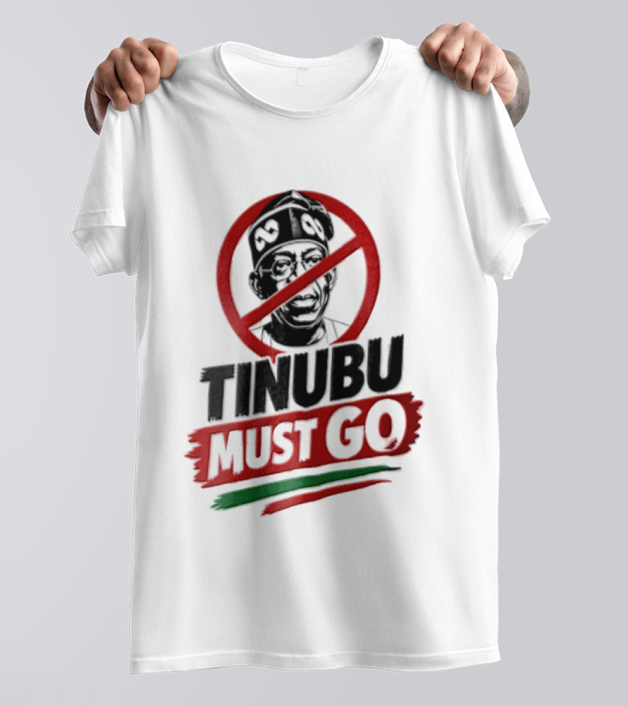 Tinubu Must Go Traditional Cap Crossed Out T-Shirt