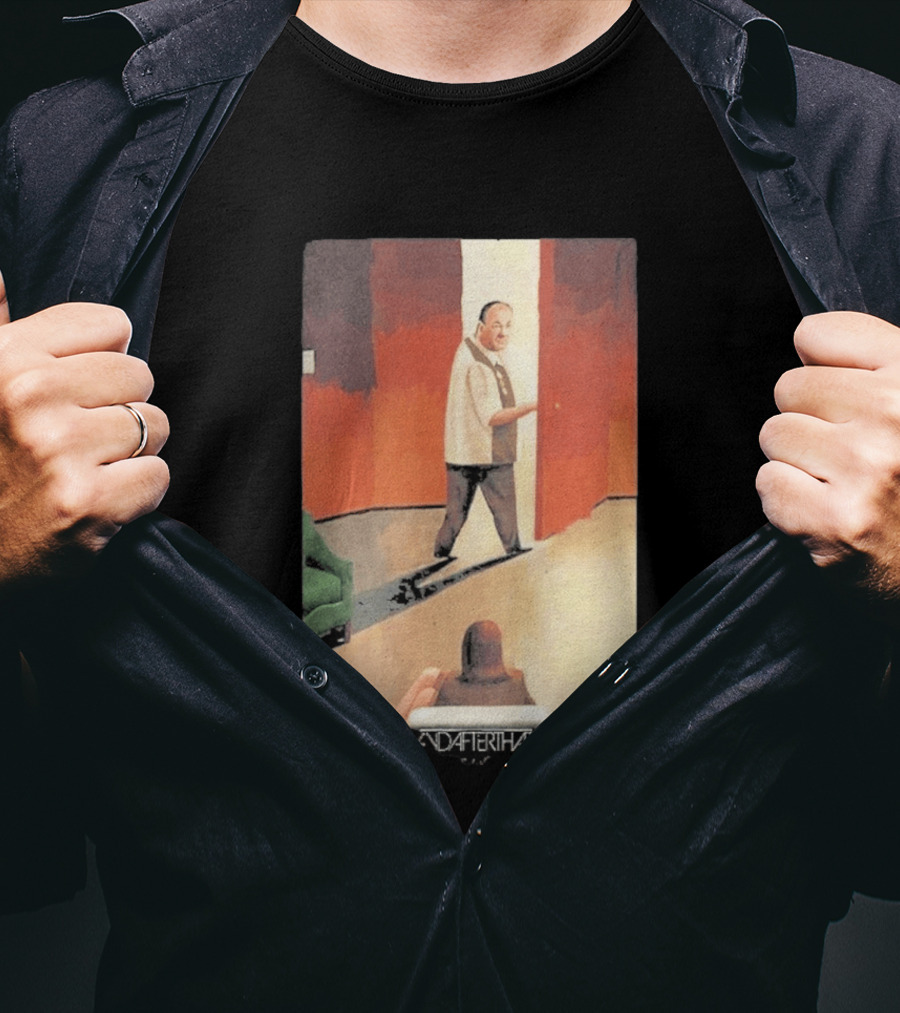 After That Therapy Scene Black Edge T-Shirt