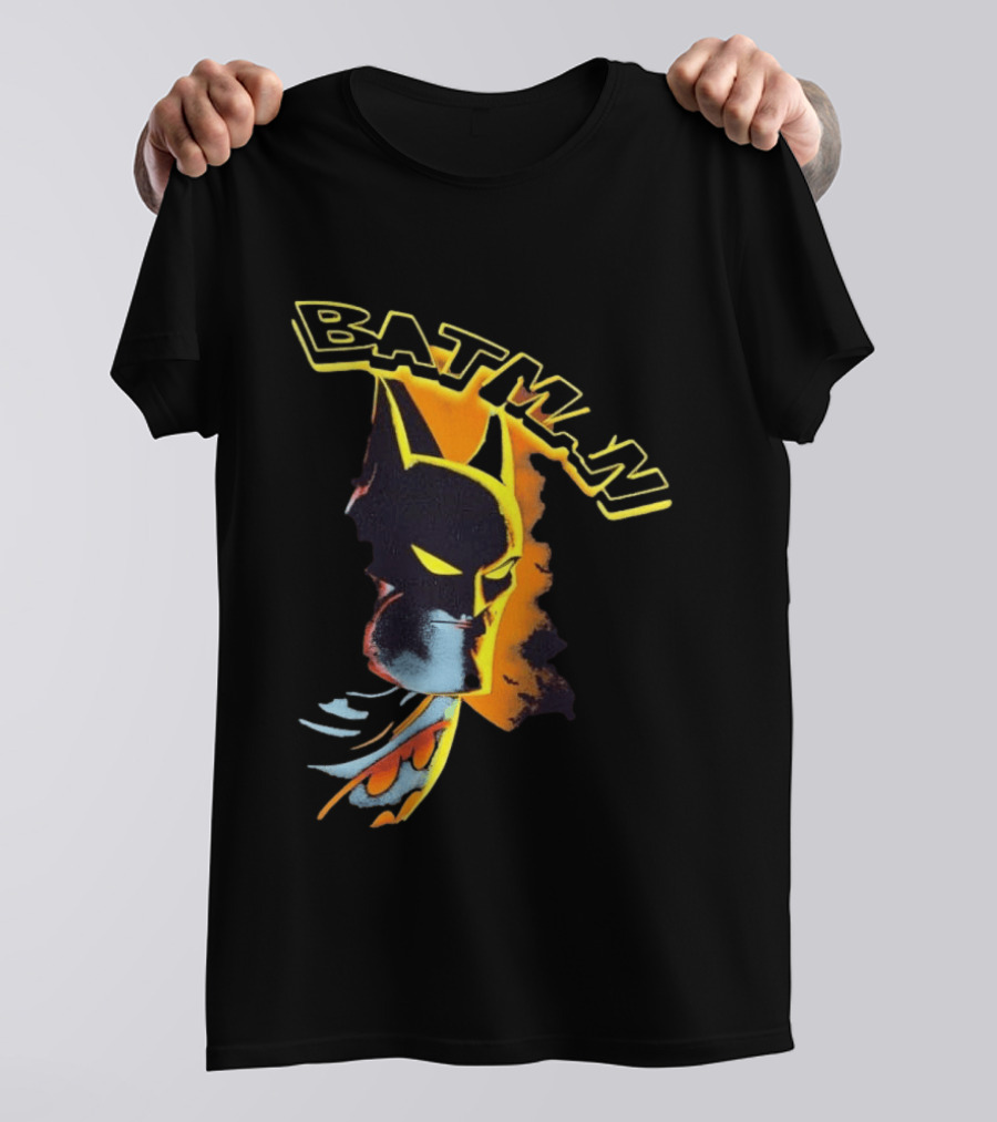 Batman DC Comics Superhero Dark Knight Iconic Mask T-Shirt