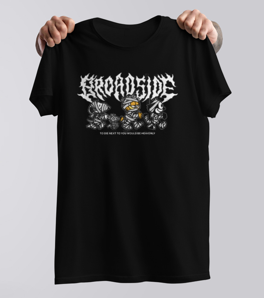 Broadside Store Undead Friends Halloween Pumpkin Flame Aesthetic T-Shirt