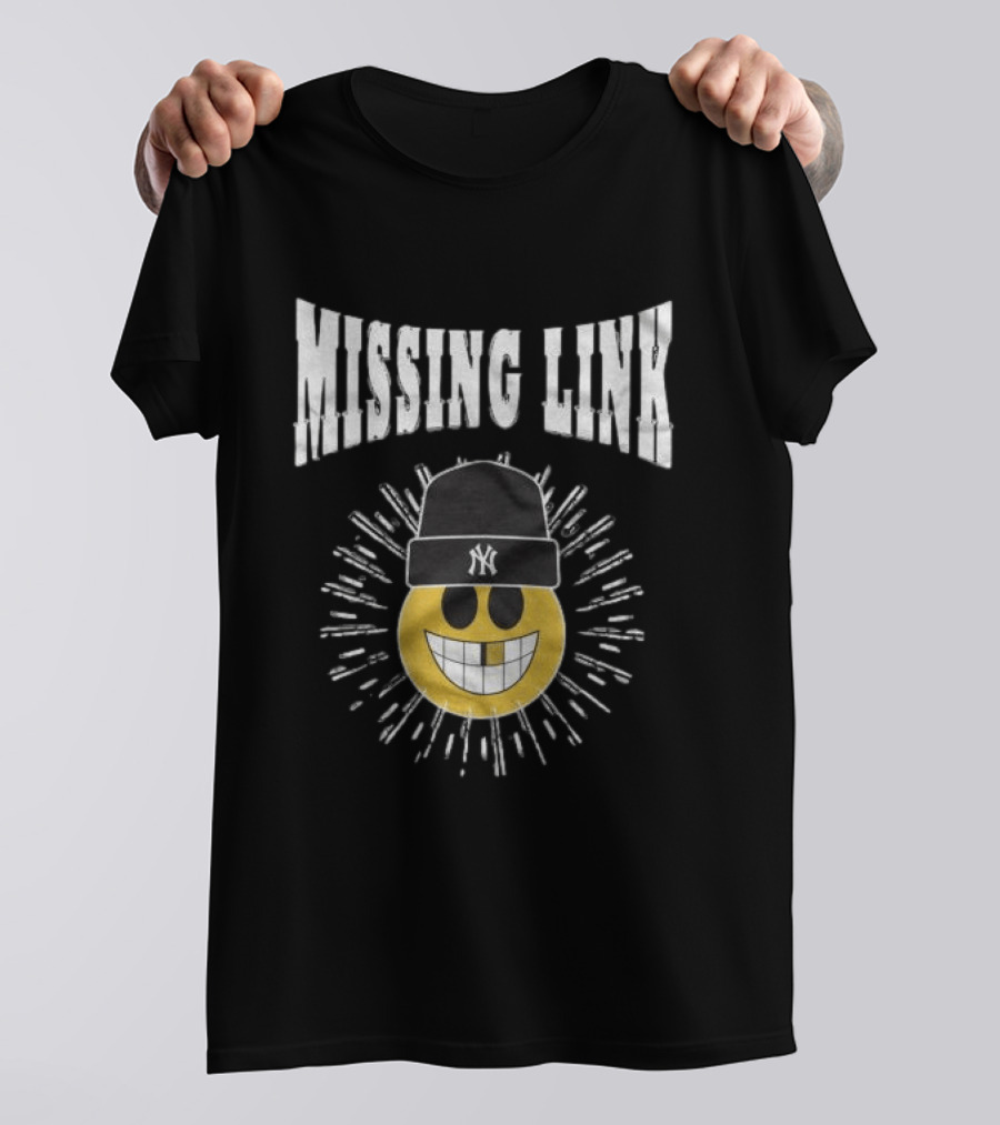 Closed Casket Activities Missing Link Smiley NY Cap T-Shirt
