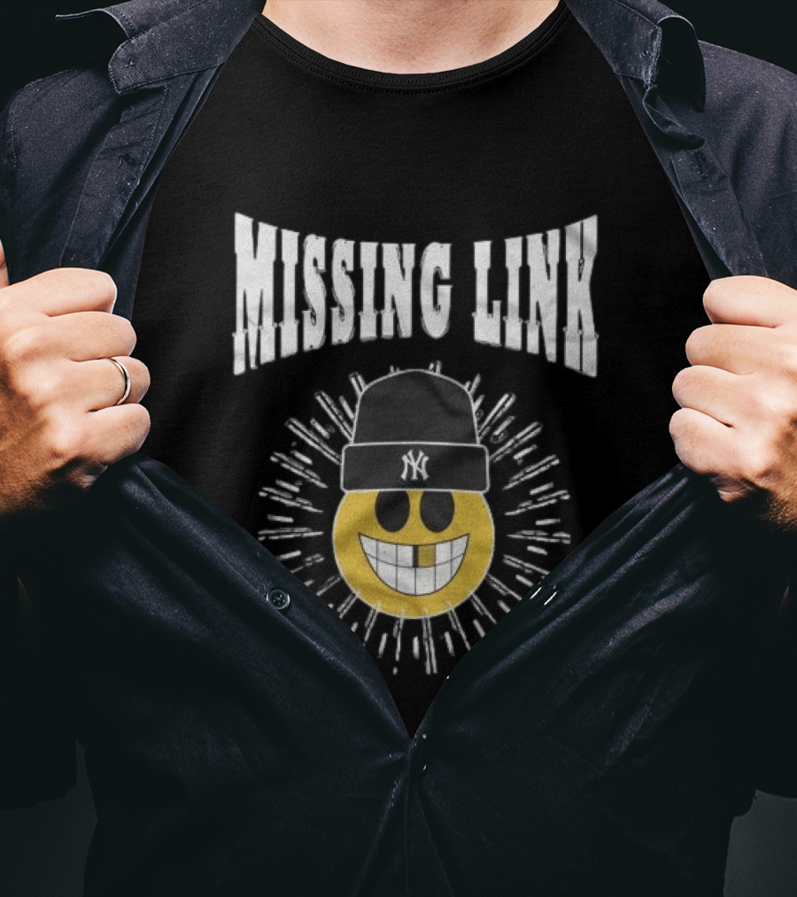 Closed Casket Activities Missing Link Smiley NY Cap T-Shirt