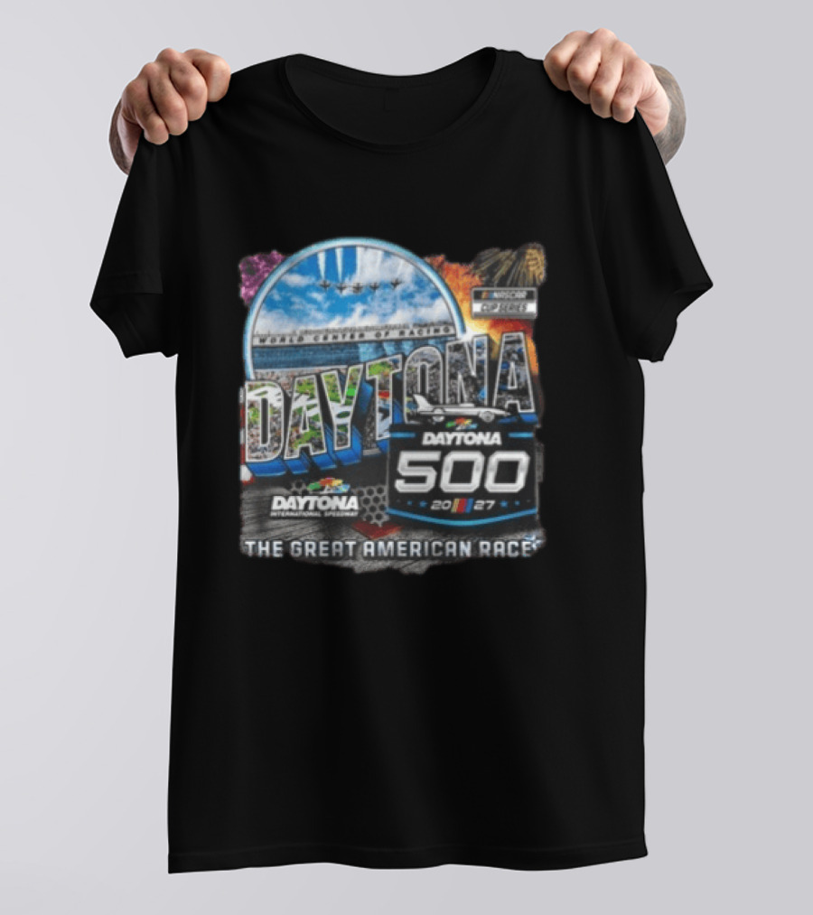 Daytona International Speedway The Great American Race Daytona 500 February 21 2027 NASCAR Racing Event T-Shirt