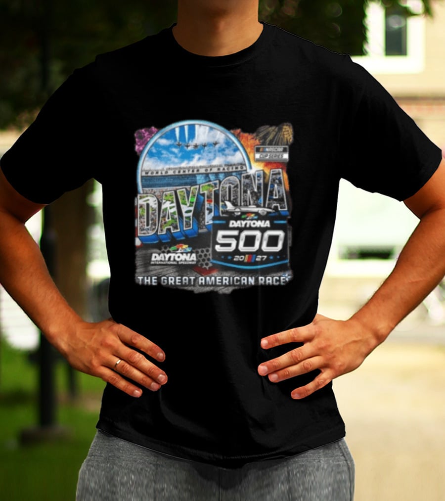 Daytona International Speedway The Great American Race Daytona 500 February 21 2027 NASCAR Racing Event T-Shirt
