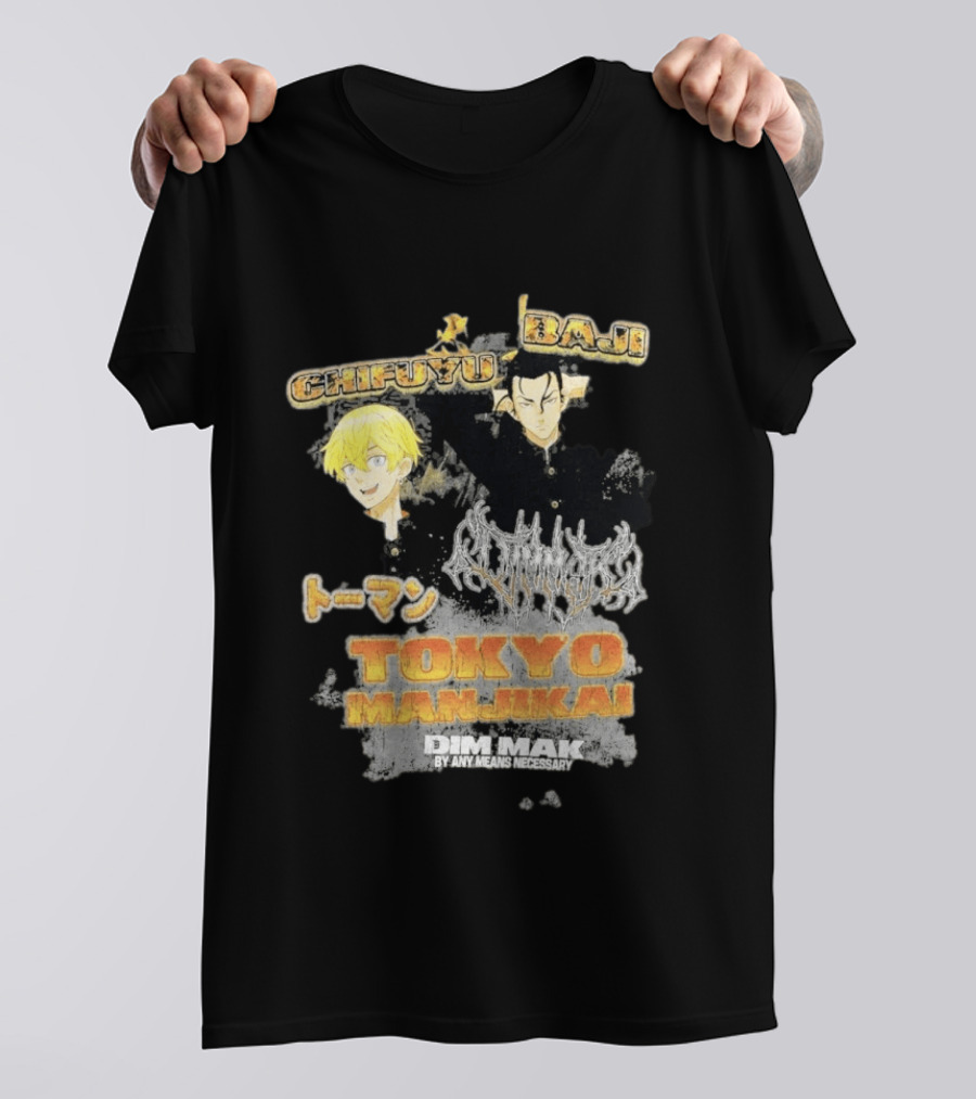 Tokyo Manji Dim Mak Collection Baji Chifuyu Tokyo Revengers T-Shirt