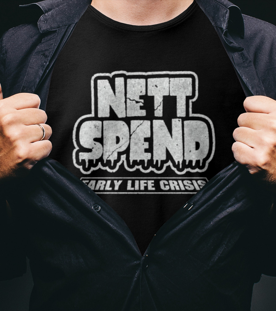 Nettspend Early Life Crisis ELC Glitter T-Shirt