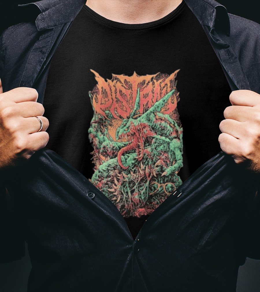 Distant Sky Dragon Lord Fantasy Creature T-Shirt