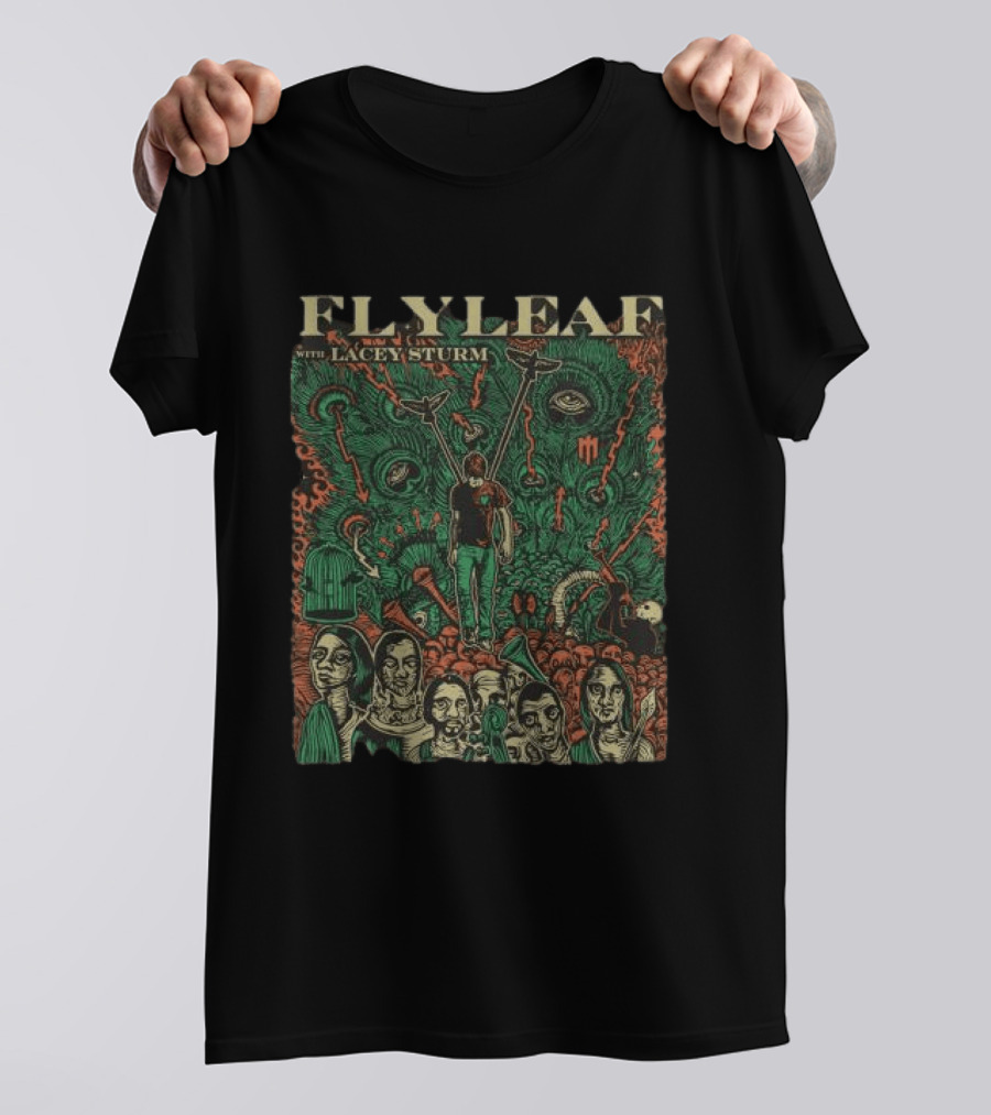 FLYLEAF Album Collage With Lacey Sturm T-Shirt