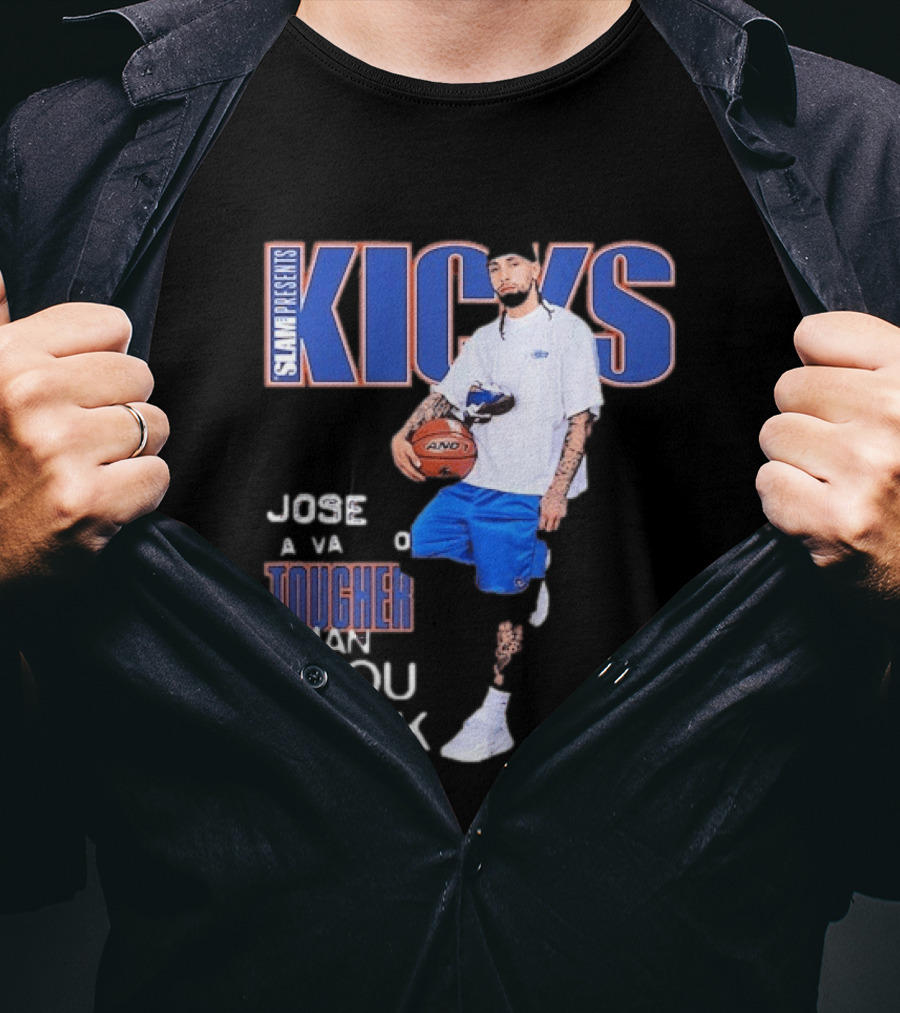Slam Presents Kicks Jose Alvarado Tougher Than You Think New York Knicks T-Shirt