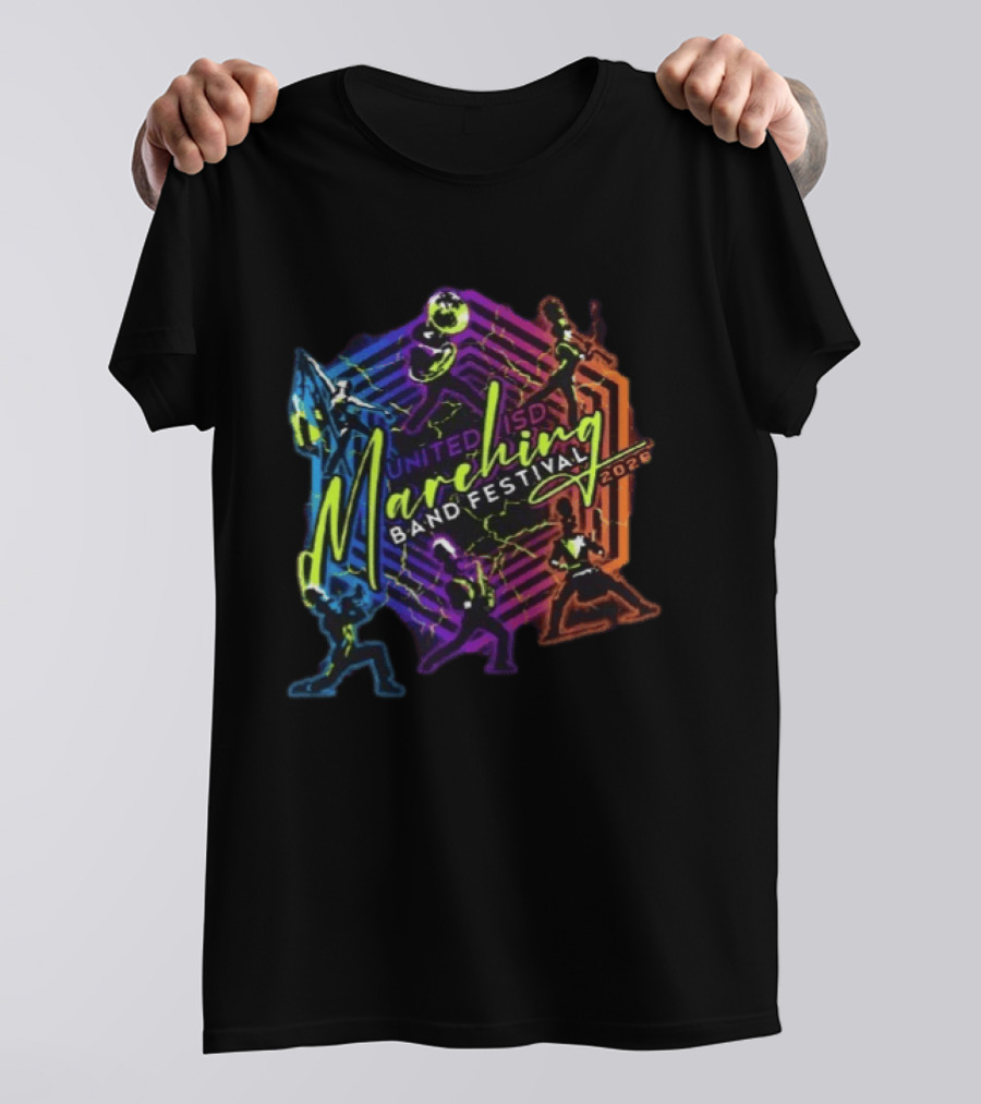 Tmf Event United ISD Marching Band Festival 2026 Rough Rider Contest T-Shirt