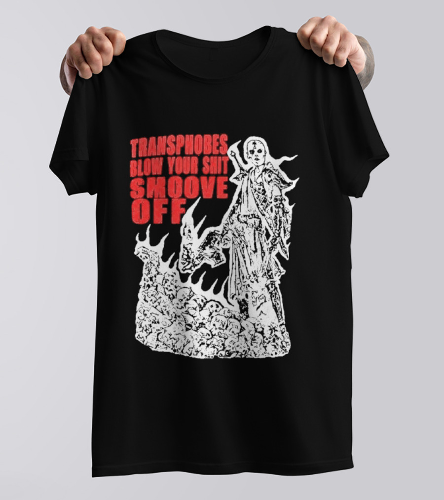 Transphobes Blow Your Smoove Off Flame Spirit T-Shirt