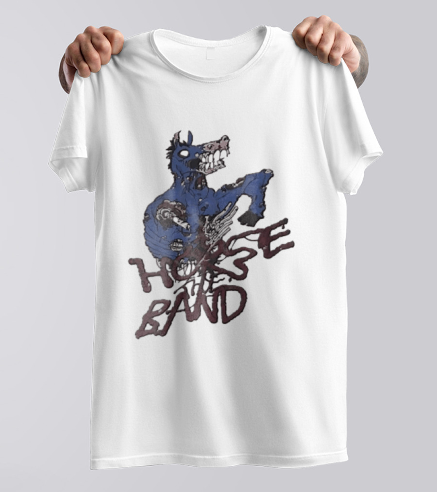 Horse The Band Zombie Horse Creature Monster T-Shirt